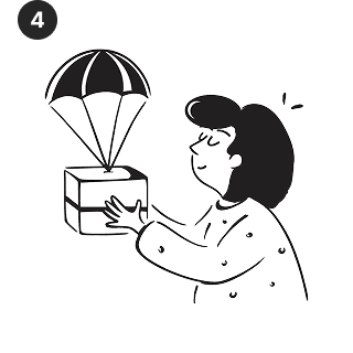 返却するor購入する