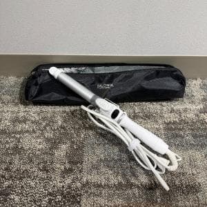 SALONIA/サロニア セラミックカール ヘアアイロン（25mm/white）SL-008 【SARA】