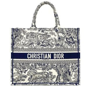 クリスチャン ディオール/Christian Dior Dior Book Tote バッグ トワル ドゥ ジュイ エンブロイダリー M1286ZTDT　洗練されたデザインと収納力が魅力のブックトート