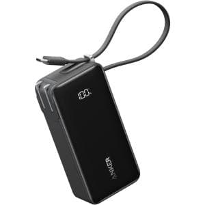 アンカー/ANKER Power Bank (10000mAh, Fusion, Built-In USB-C ケーブル) ブラック(S05) 【モバイルバッテリー】【1台3役】 expo