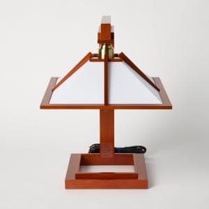 ヤマギワ/yamagiwa FRANK LLOYD WRIGHT TALIESIN 1 MINI チェリー #4637　木の質感が温かいテーブルライト