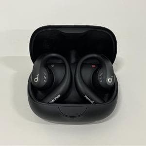 アンカー/ANKER Soundcore AeroFit Pro ミッドナイトブラック (S05)　【オープンイヤー型ワイヤレスイヤホン】【スポーツ】【ランニング】