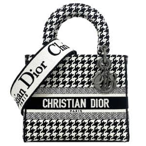 クリスチャン ディオール/Christian Dior レディ D-ライト M0565BZAF_M911　千鳥柄が目を引く大人気ハンドバッグ