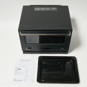 バルミューダ/BALMUDA TheRange Black K09A-BK シンプルで楽しいオーブンレンジ