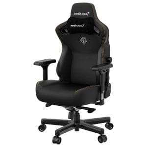 アンダシート カイザー3 / anda seat Kaiser3 エレガントブラック ゲーミングチェア オフィスチェア 人間工学 リクライニング ロッキング機能 座面広い 腰痛対策 エコレザー