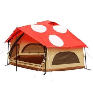 ディーオーディー/DOD KINOKO TENT キノコテント レッド T4-610-RD　快適なワンタッチ寝室用テント summer