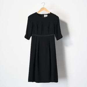 パーソンズ スーツ スタイル/PERSON'S SUITS STYLE ノーカラーボウタイアクセントアンサンブル 5号 R1N22301A  (S02)　バランスのよい丈感のワンピースセット