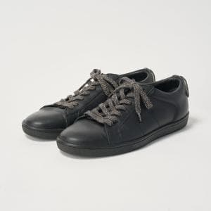 サンローラン/SAINT LAURENT スニーカー ブラック 43サイズ 28.0cm GE 485275 SL/01　高級感のあるローカットスニーカー