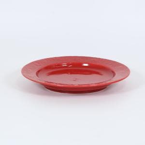 洋食器 丸洋皿 レッド 24cm