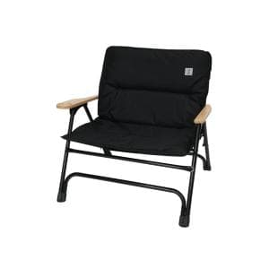 ディーオーディー/DOD OYAKO CHAIR オヤコチェア ブラック C1-833-BK　親子で一緒に座れる特大サイズ。贅沢な広さをもつ1.5人掛けチェア