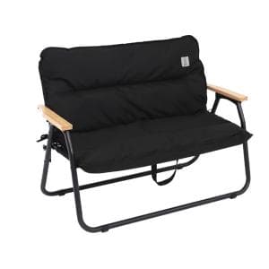 ディーオーディー/DOD GOOD RACK SOFA グッドラックソファ ブラック CS2-500-BK　キャンプ用品の車内収納の手助けをする2人掛けソファ 