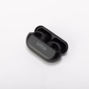 アンビー/AMBIE サウンドイヤカフ ブラック AM-TW01　耳を塞がない左右分離型フルワイヤレス