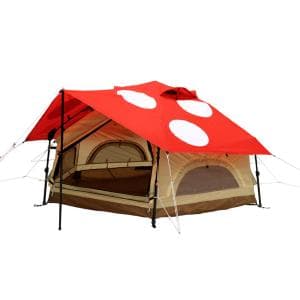 ディーオーディー/DOD MINI KINOKO TENT ミニキノコテント レッド T2-930-RD　快適でかわいいソロテント