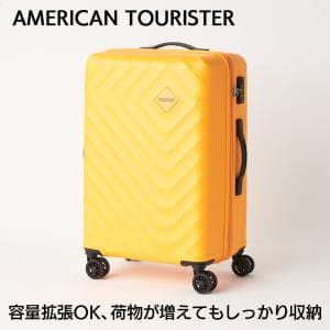 アメリカンツーリスター/AMERICAN TOURISTER SENNA SPINNER 69/25 EXP TSA ポップコーンイエロー Mサイズ qc5-003　【スーツケース】