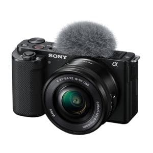ソニー/SONY VLOGCAM ブラック ZV-E10Y B　ライブ配信にも最適なVlogカメラ summer expo