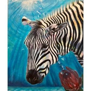 絵画　アート　油絵　Breath　F15号