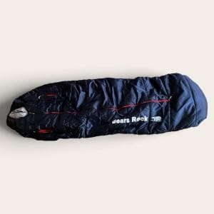 【キャンプ・車中泊に】Bears Rock FX-451G｜手足が出せるマミー型寝袋・ブルー