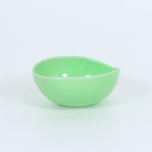 丼・鉢 小鉢花びら 黄緑 グリーン 12cm