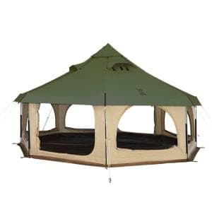 ディーオーディー/DOD TAKENOKO TENT 2タケノコテント2 カーキ T8-795-KH　ワンルームのような可愛いテント