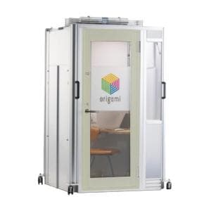 折りたためる個室ブース origami