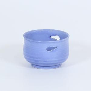 丼・鉢 中鉢コバルト透し パープル 10cm