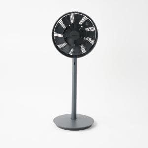 バルミューダ/BALMUDA TheGreenFan ダークグレー × ブラック EGF-1800-DK　二重の羽根でやわらかく心地よい風を