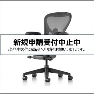 ハーマンミラー/Herman Miller アーロンチェア グラファイト Bサイズ (ミディアム) AER1B23DWALPG1G1G1BBBK23103 (S01)　デスクワークにもってこいの安定性