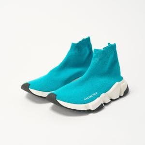 バレンシアガ/BALENCIAGA ソックス スニーカー ライトブルー 39サイズ 26.0cm 494371 W05G0 4601　靴下を履いているようなデザインが斬新なスニーカー
