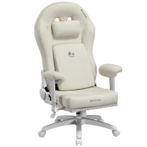 バウヒュッテ/Bauhutte ストリーマーズチェア White G-210-WH (S02) 大きな背もたれで小顔を演出！"盛れる配信"のためのゲーミングチェア