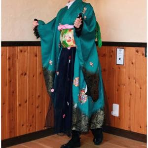 ハーフ成人式用着物ドレス