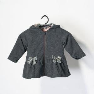 センス オブ ワンダー/sense of wonder ラメ裏毛3WAYブルゾン チャコール 90cm 1233307　ロングシーズンで使える女児用3WAYブルゾン