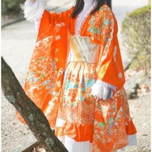 ハーフ成人式におすすめ　着物ドレス