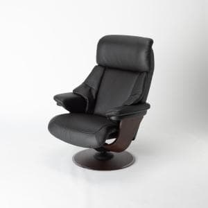 カリモク家具/karimoku リクライニングチェア モカブラウン×ブラック Lサイズ RU7304K805