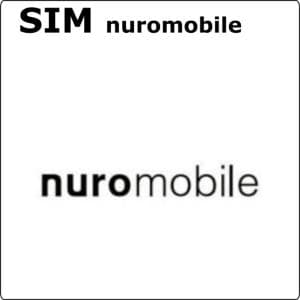 nuromobile　SIMカード　【softbank回線 MVNO SIMカード】レンタルSSIM nuromobile