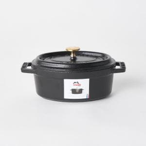 ストウブ/staub ピコ・ココット オーバル ブラック11cm 40500-111　ミニピコココットオーバル