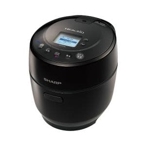 シャープ/SHARP ヘルシオホットクック ブラック 1.0Lタイプ KN-HW10E-B　材料を入れて放っておくだけで料理が完成する自動調理鍋！