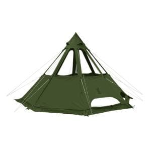 ディーオーディー/DOD RENKON TENT 2(M) レンコンテント2M カーキ T3-736-KH　中で焚き火ができる冬仕様ワンポールテント