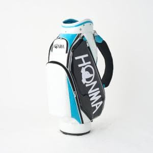 本間ゴルフ/HONMA GOLF プロツアー レプリカ キャディバッグ ホワイト×ブルー CB12203 プロの意見を反映したキャディバッグ