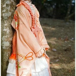 ハーフ成人式におすすめ　着物ドレス