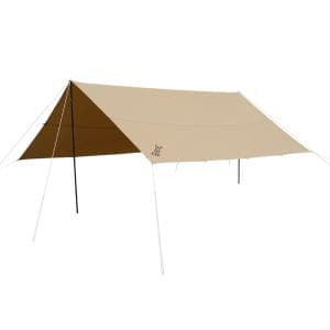 ディーオーディー/DOD CHEESE TARP (M) チーズタープM タン TT10-739-TN　張り方自由自在の超大型ポリコットンタープ