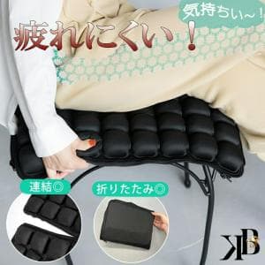【3Dエアクッション】雑誌掲載 クッション 座布団 腰痛 坐骨神経痛 オフィス 旅行 エアクッション 水洗い 椅子 おしりに優しい 