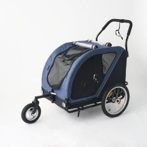 エアバギー/AIRBUGGY NEST BIKE アースブルー w-153024　大型犬と楽しくお出かけ