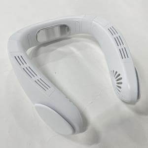 Excitech 冷却プレート付きネッククーラー ホワイト (S01)　【ネックファン】【大容量バッテリー】【熱中症対策】