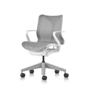 ハーマンミラー/Herman Miller コズムチェア ホワイト ローバック FLC142YFP9898VPRBKS84503 (S04)　人間工学に基づく圧倒的な座りやすさ