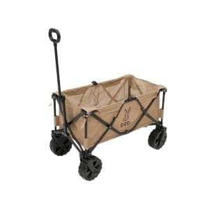 ディーオーディー/DOD FOLDING CARRY WAGON WASHABLE (FAT TIRE) フォールディングキャリーワゴンウォッシャブル（極太タイヤ） タン C2-835-TN