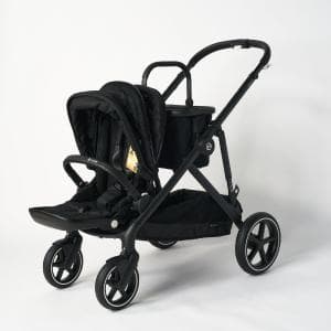 サイベックス/cybex ガゼルS ムーンブラック 522002703　乗り心地快適なバスケット付きベビーカー