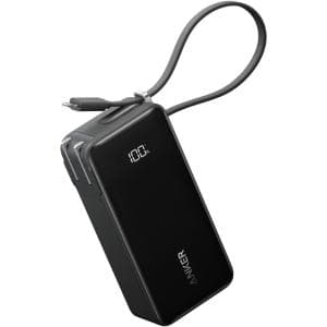 アンカー/ANKER Power Bank (10000mAh, Fusion, Built-In ライトニングケーブル) ブラック(S02)　【モバイルバッテリー】【1台3役】 expo