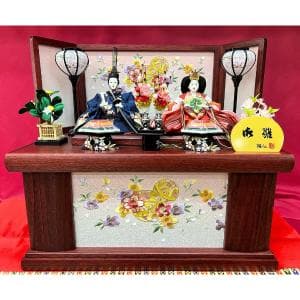 【雛人形】創作美峰 福仙-二人飾り