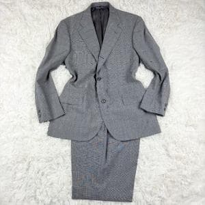 ブルックスブラザーズ マディソン スーツ チェック グレー