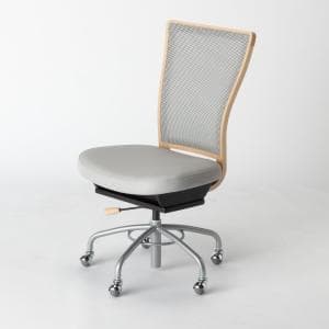 カリモク家具/karimoku デスクチェア ピュアビーチ/マニエラ・ライトグレー XT4711V607